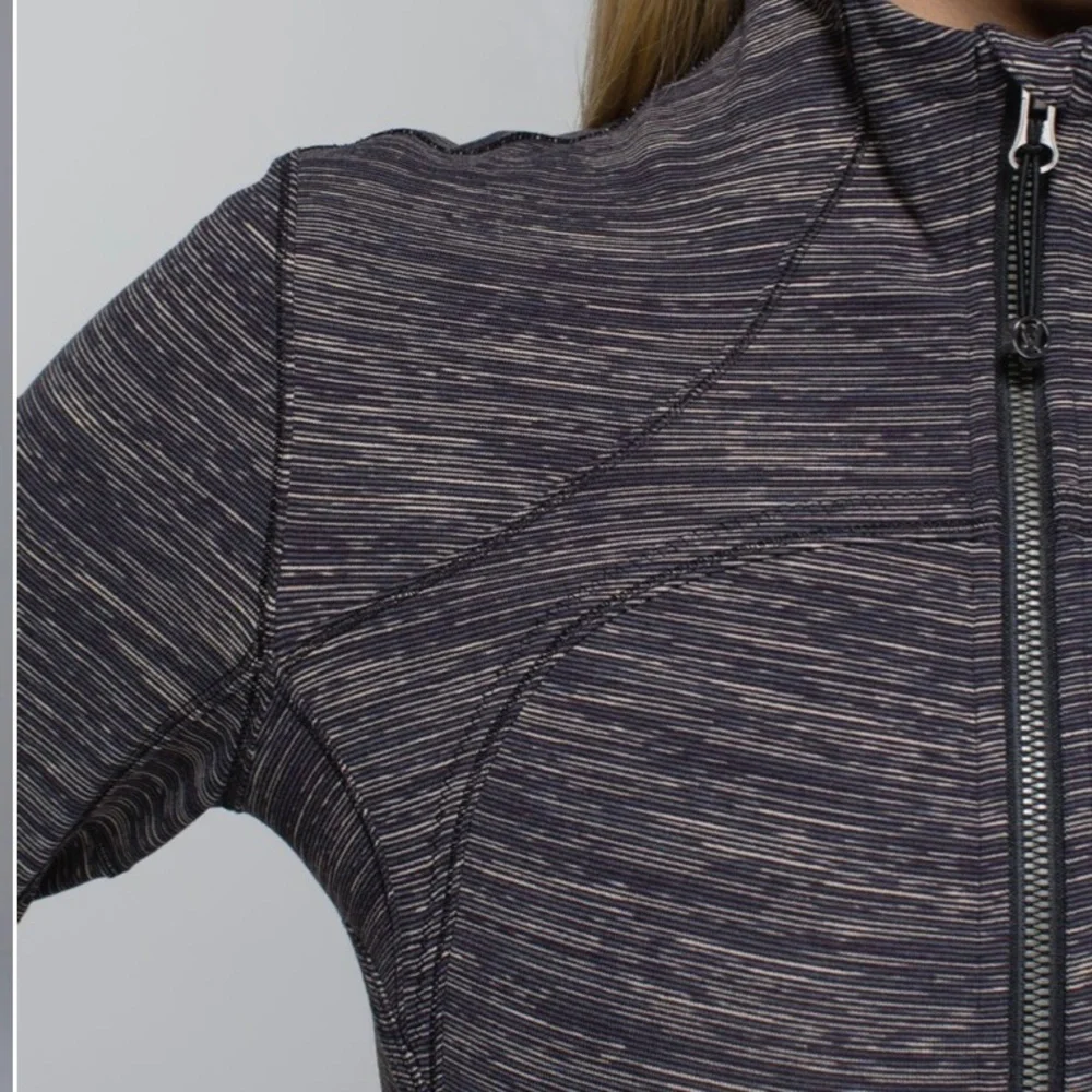 Lululemon Forme Jacket *Cuffins Wee Are From Space Black Cashew